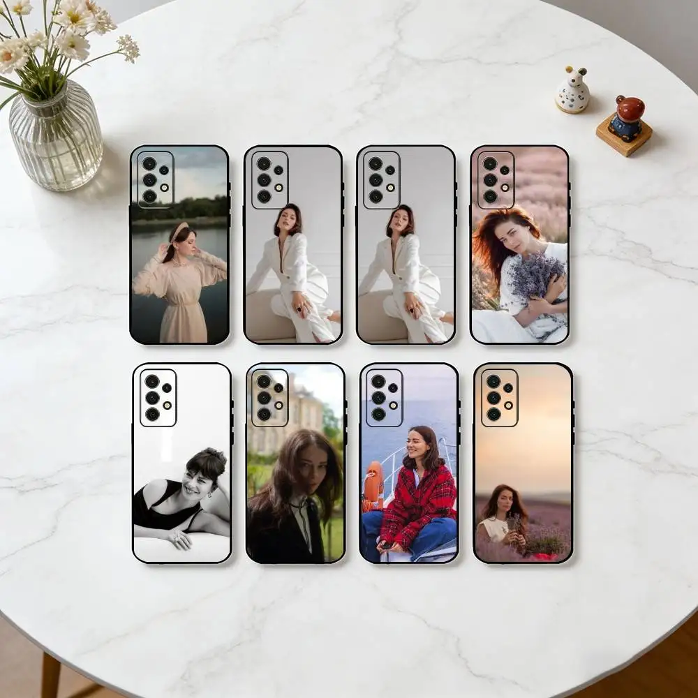 M-Marina Aleksandrova Celebrity  Phone Case Black Silicone Soft For Samsung S25,S24,S21,S22,S23,S30,Ultra,S20,Plus,Fe,Lite