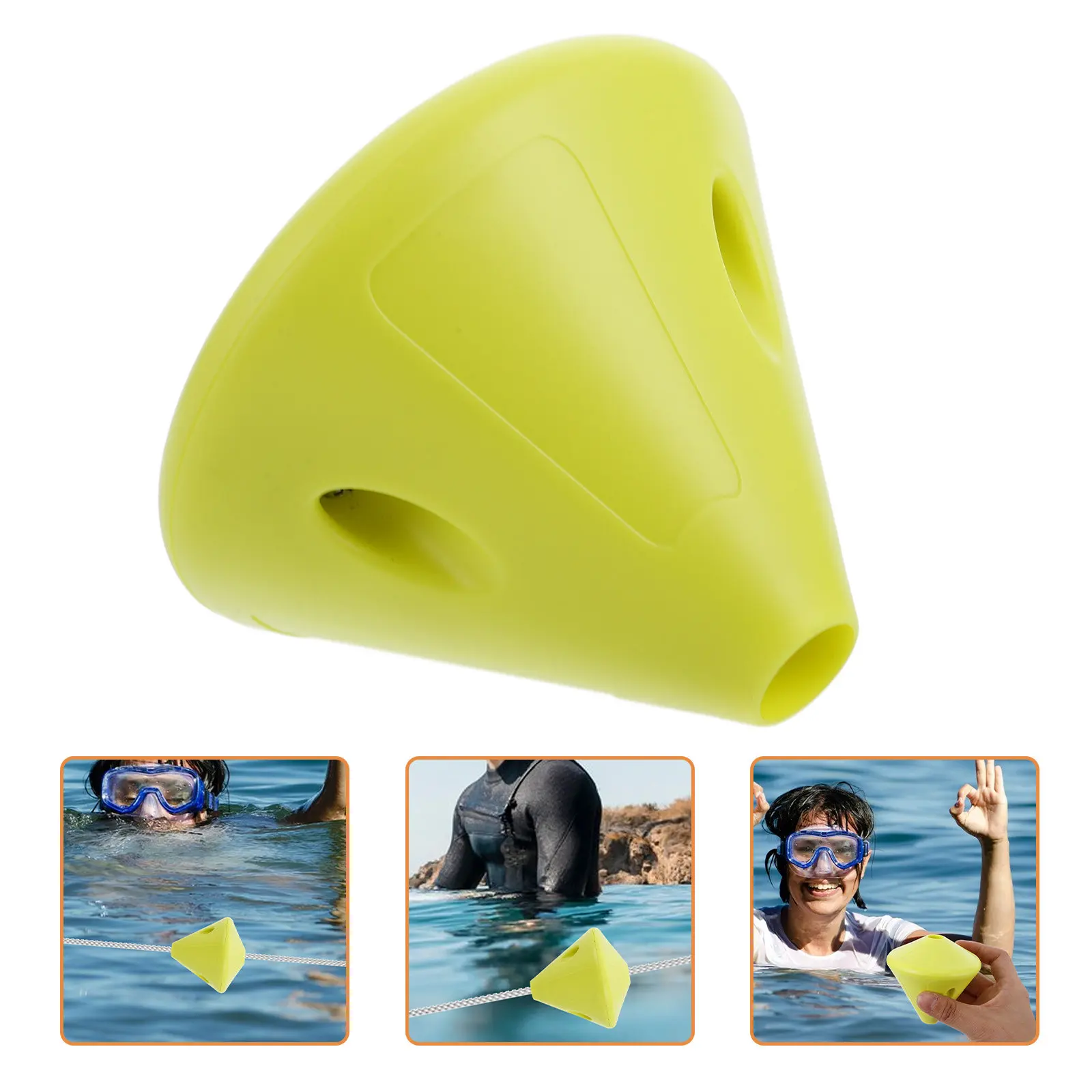 

Маленький фиксатор для фридайвинг-шнура, сверхпрочный стопор для веревки, для безопасности при дайвинге, легко крепится, безопасный фиксатор для фридайвинг-шнура, подводный.