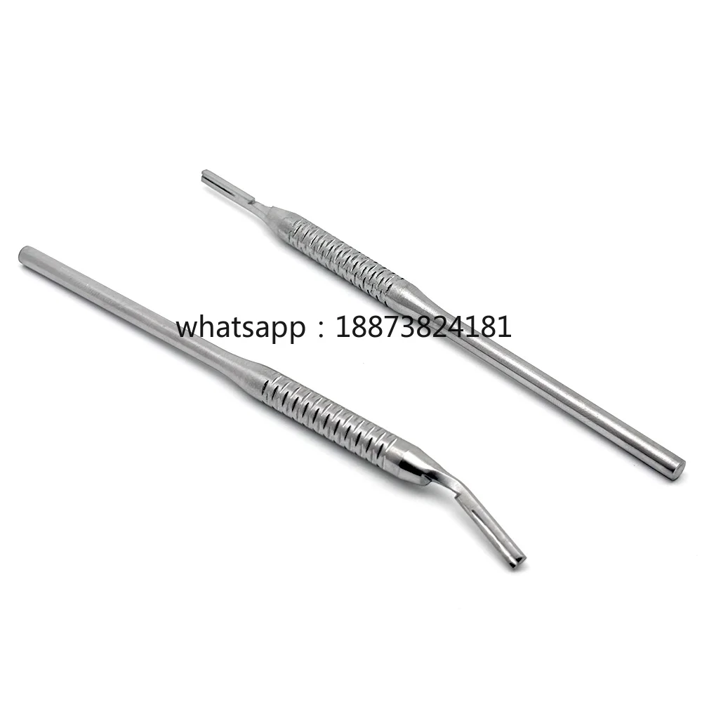 Stainless Steel Dental Scalpel Handle Blade Handle Oral Hilt Surgical Tool for No.3 Blade Dental Tools fast shipping