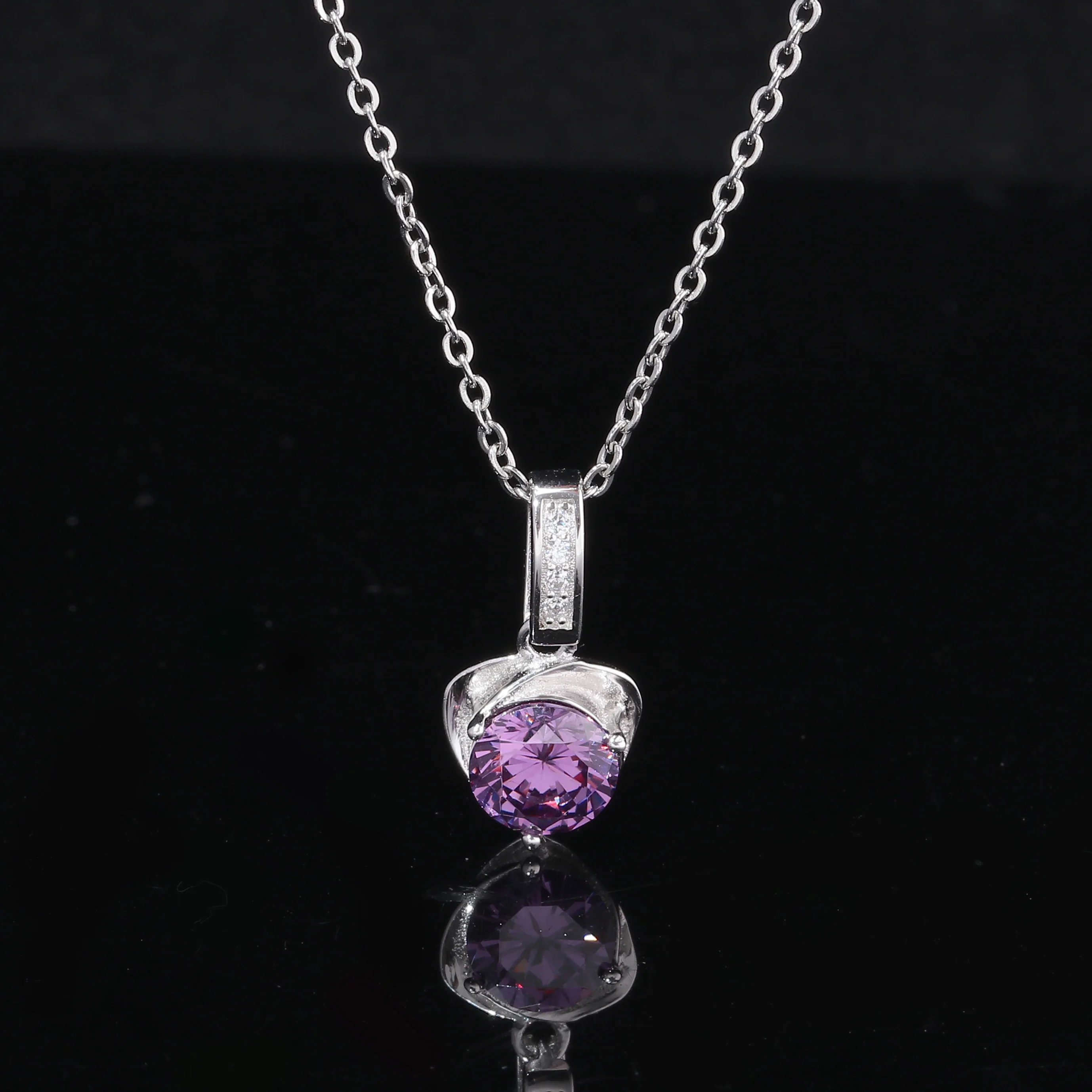 CiNily Rainbow Mystic Stone Luxury Large Heart Pendants Solid 925 Sterling Silver LOVE Dangle Charm Vintage Retro Jewelry Female