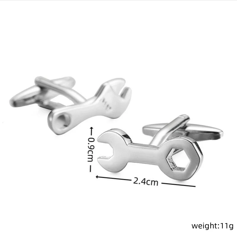 High quality screwdriver cufflinks fashionable French shirt brass material design men's wedding cufflinks gift