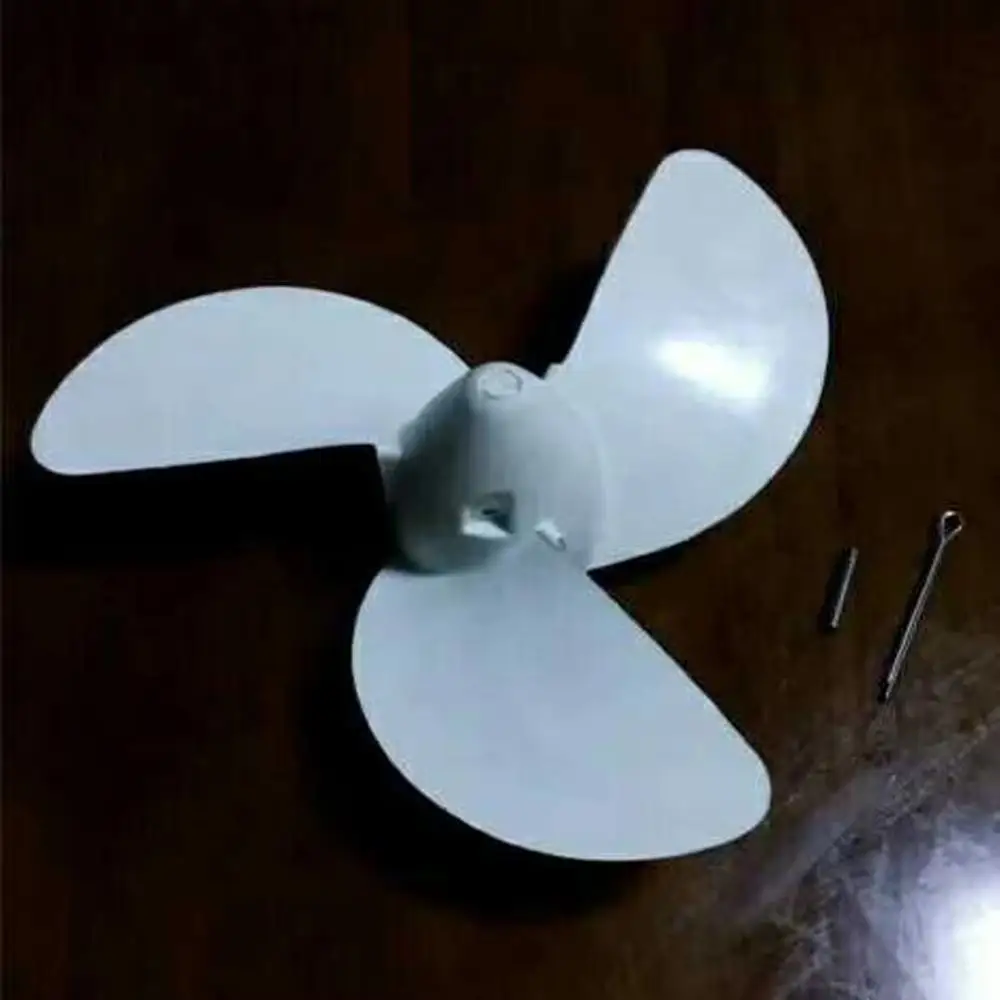 High Quality 3 Blades 7 1/4X5 Nylon Propeller For Hangkai 2 Stroke 3.5HP- 3.6HP Petrol Boat Marine Engine Parts