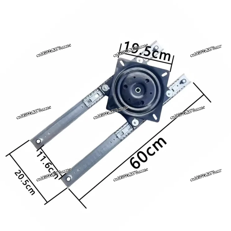 Rotating Island Slide Stretch Middle Guide Translation Stretch Lengthening Dining Table Push Pull Dining Table Telescopic