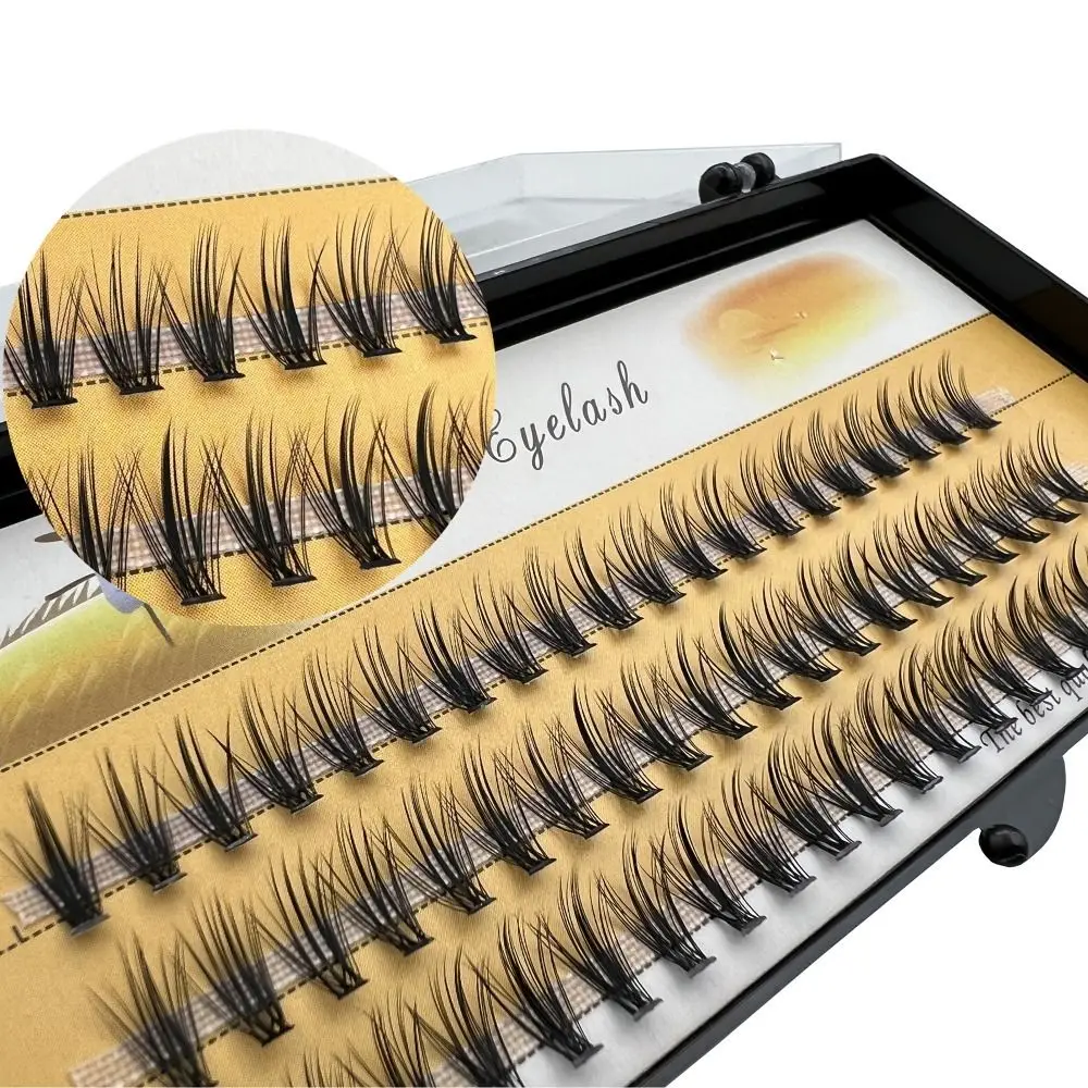 1Box/60 Bundles Hot Natural Thick lashes Eyelash Extensions 20D Individual Eyelash Fake Eyelashes Imitation Mink