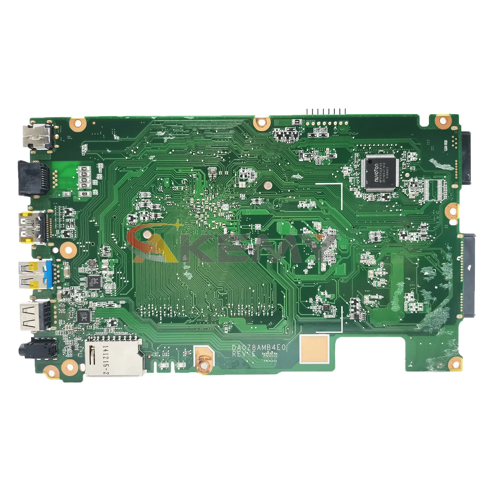 AKEMY DA0Z8AMB4E0 Placa-mãe para Acer Aspire ES1-411 NBMRU11002 NBMRU110026 Placa-mãe de laptop N2840 CPU 100% teste OK