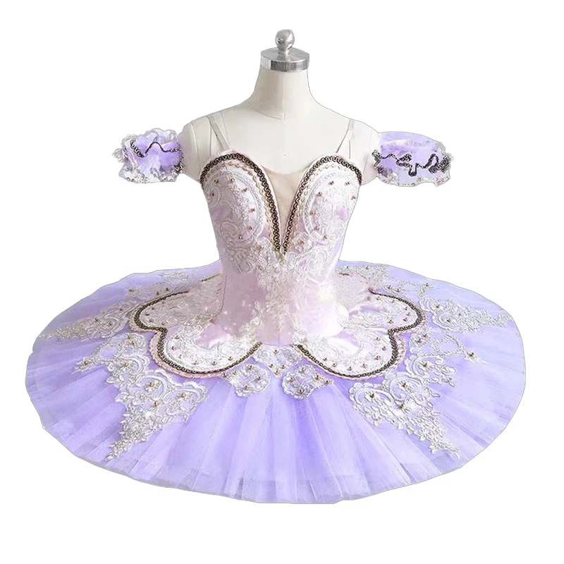 

New Professional Ballet Tutu Adults Child Flower Ballet Dress For Girls Kids Leotard Ballerina Dress Women Dance Wear