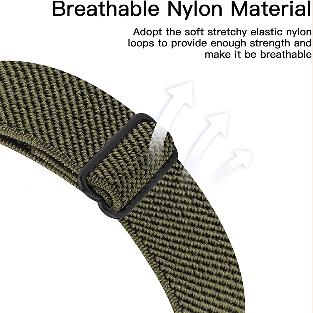 Cinturino in Nylon Quick Fit da 20mm per Garmin Fenix 7S Sports Solo Watch bracciale Correa per Garmin Fenix 6S Pro 5S Plus