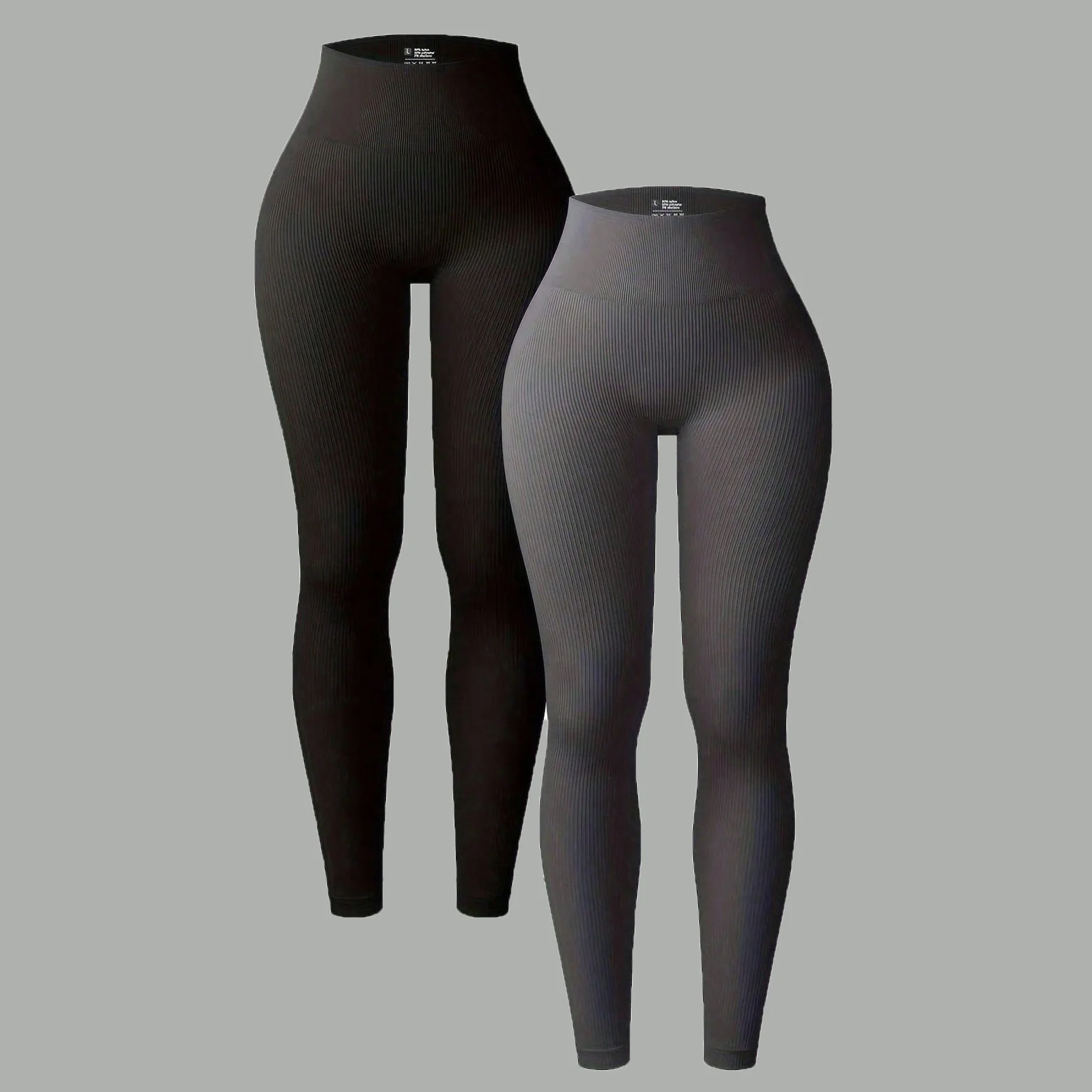 ด้ายถักกางเกงขายาวผู้หญิงไม่มีรอยต่อ Slim Tights GYM การฝึกอบรมวิ่งเอวสูงยกสะโพกยืดหยุ่นสูงโยคะฟิตเนสกางเกง