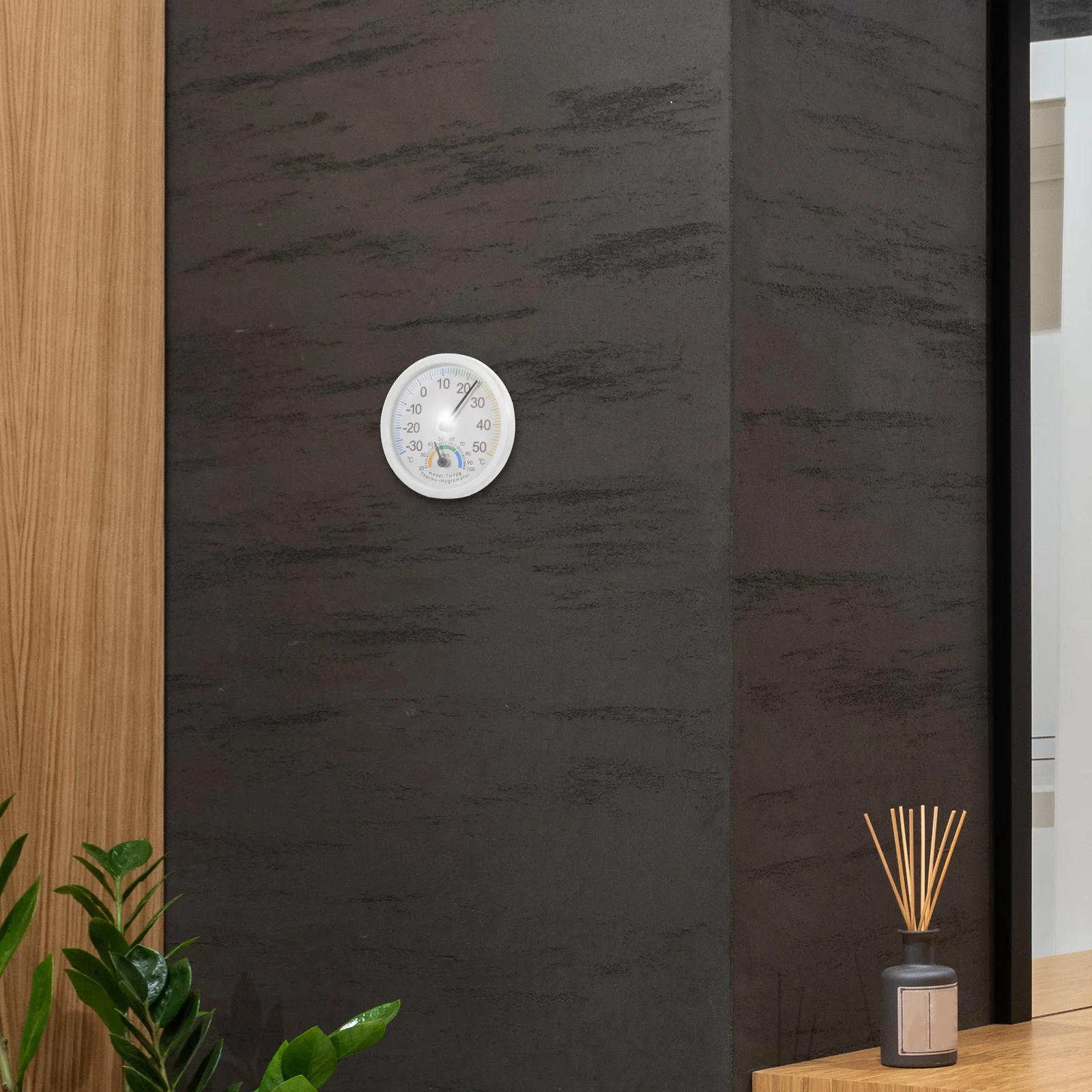 

Digital Hygrometer Thermometer Mini Temperature Humidity Sensor For Refrigerator Freezer -30 To 50℃ Lcd Display