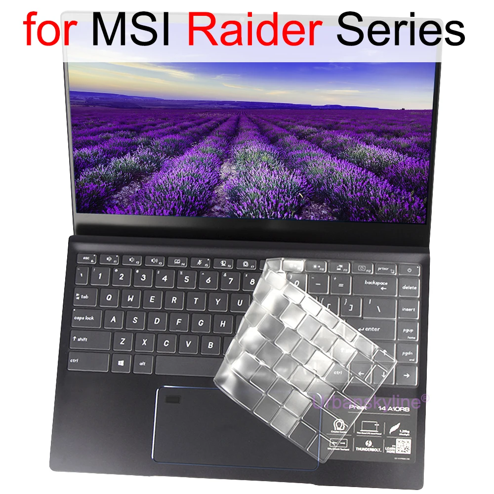 

Чехол на клавиатуру для MSI Raider 15 17 18 A18 GE68 GE67 GE66 GE76 GE75 GE73 GE72 GE63 Силиконовый защитный чехол прозрачный черный