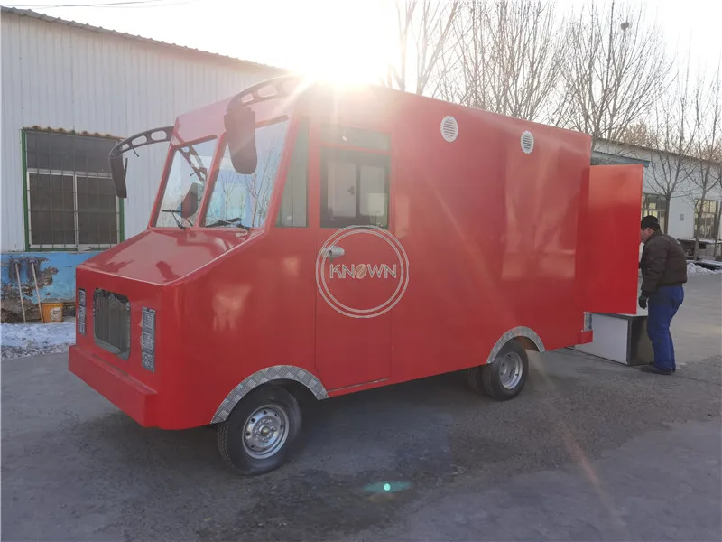 شارع المحمول عربة الوجبات السريعة الآيس كريم بيع شاحنة خمر سيارة الطبخ مقطورة كشك للبيع