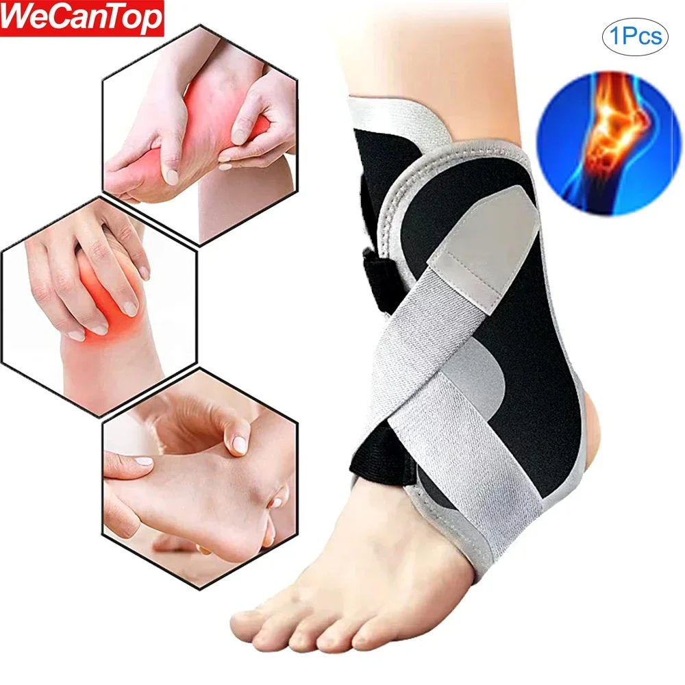 1Pcs Ankle Support Neoprene Compression Ankle Brace for Men Women,Ankle Support Brace for Sports Protect,Arthritis,ACL,Recovery