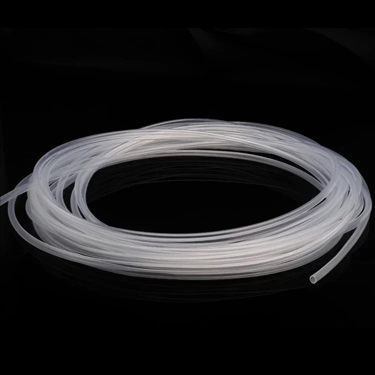 Silicone Tubing ID  0.5 1 2 3 4 5 6 7 8 9 10 mm OD  Food Grade Flexible Tubing Pipe Temperature Resistance Nontoxic Transparent