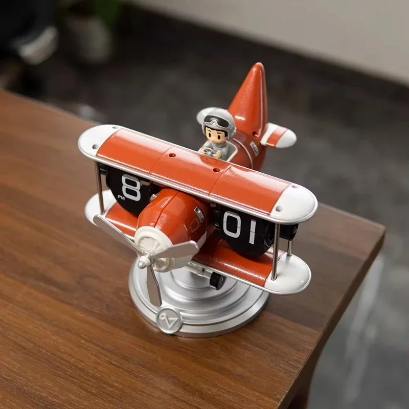 Airplane page clock, housewarming creative birthday gift, practical and high-end for boys, friends and husbands