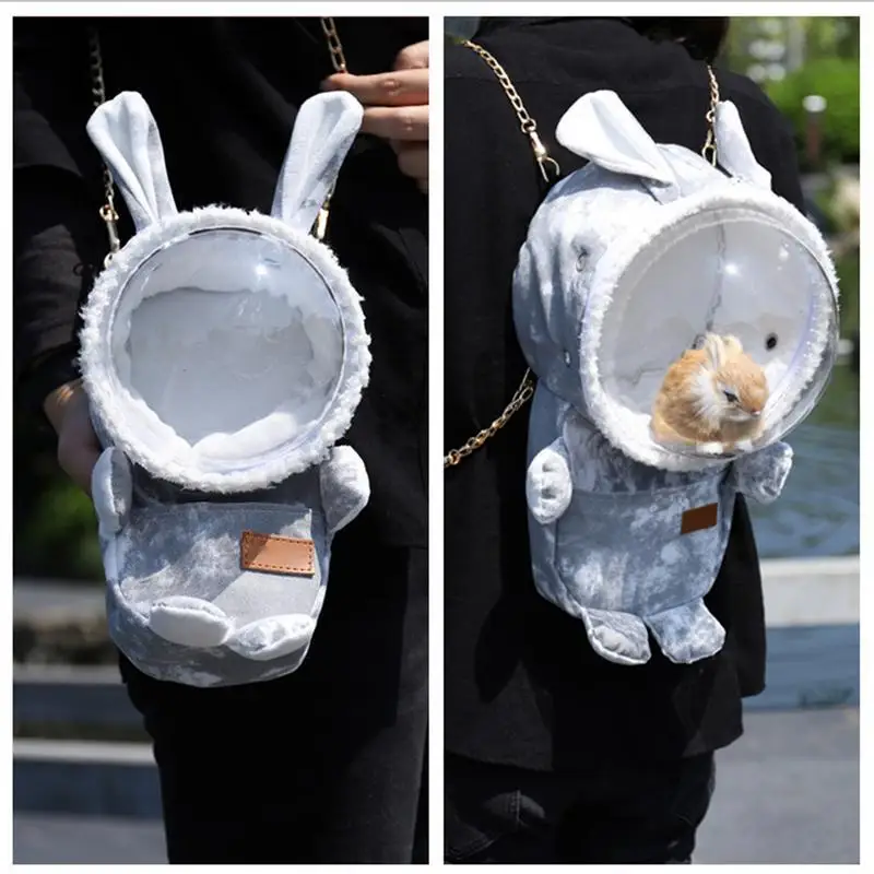 Small Animals Carrier Bag Hamster Carrier Bag Soft Comfortable Small Animal Carrier With Adjustable Metal Chain pet supplies