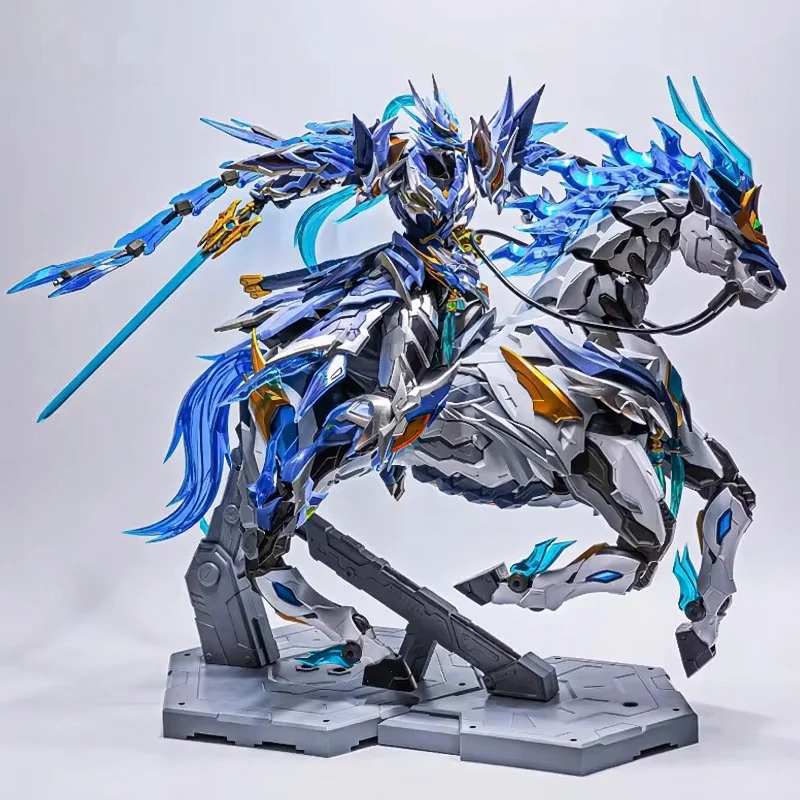In Stock Motor Nuclear Zhao Yun Mecha Model With Mount Alloy Frame Full Action Figure Guochuang Assembly Model Collectible Gift