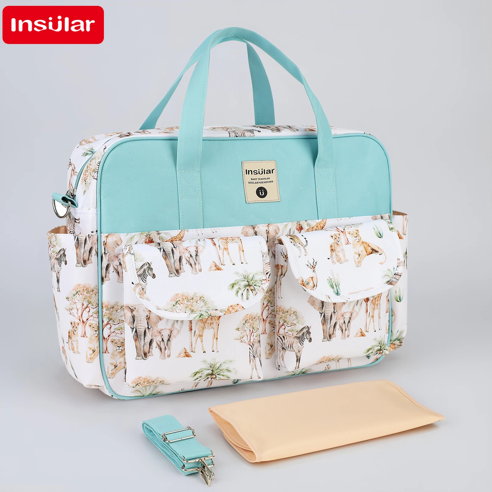 Multifunctional Baby Messenger Nappy Bag for Pregnant Women Diaper Bags Fashionable Mommy Maternity Nursing Baby Changing Bag