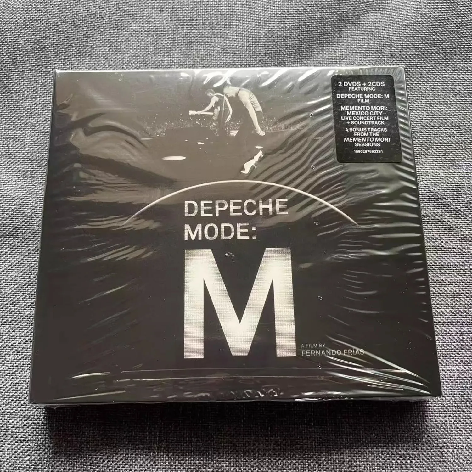 

"M" Synth-Pop Electronic Music Album CD Dark Minimalist Design Cover Retro Trendy Collectible Music Disc for Music Enthusiasts