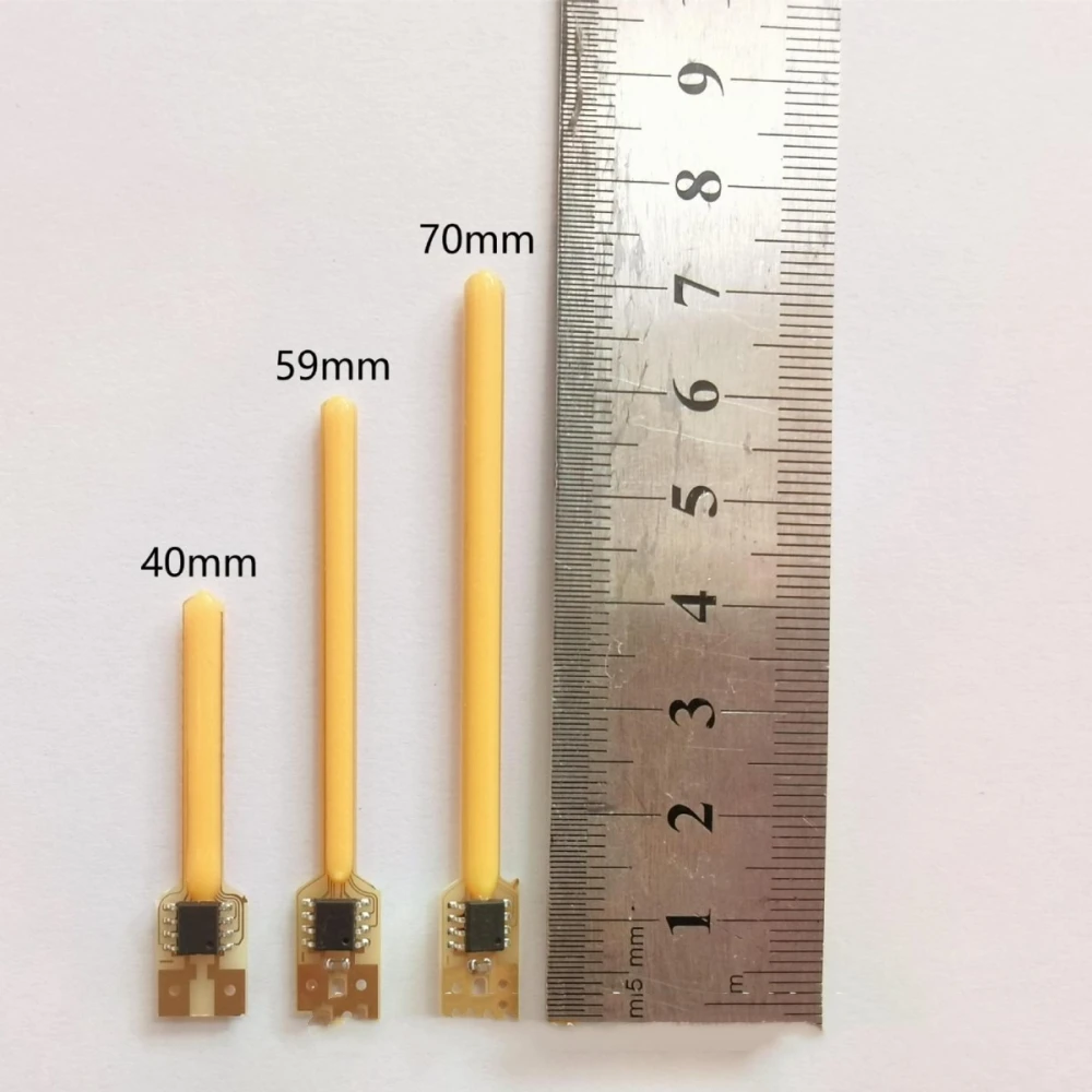 5PCS/10PCS 40mm 59mm 70mm DC3V LED Meteor Shower Flowing Water Lamp Multicolor LED COB Filament Diode Parts Light Accessories