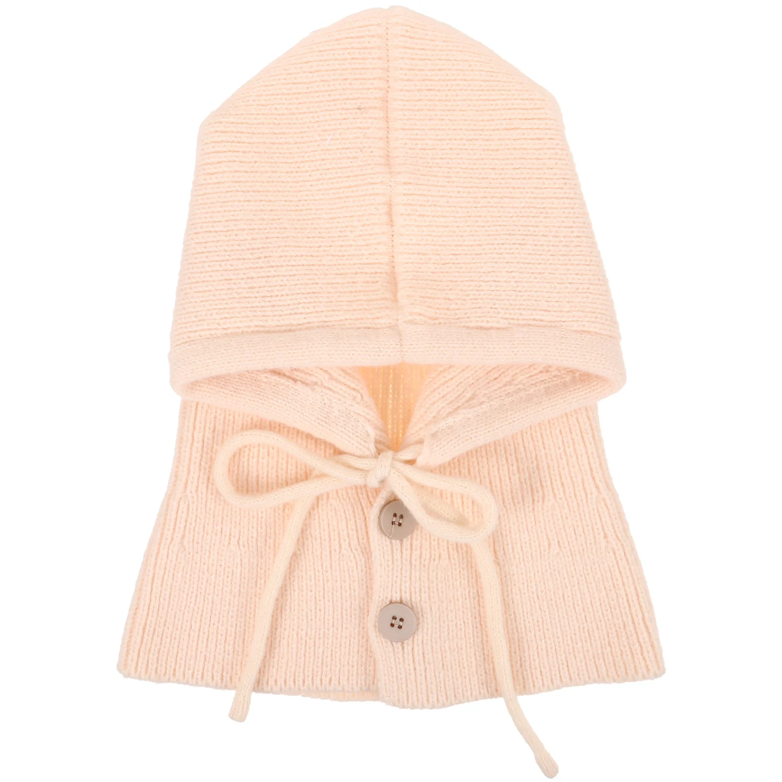 قبعة دافئة للنساء الحياكة قبعة شتوية قطعة واحدة وشاح قبعة الحرارية محبوك أغطية الرأس حماية الطقس البارد