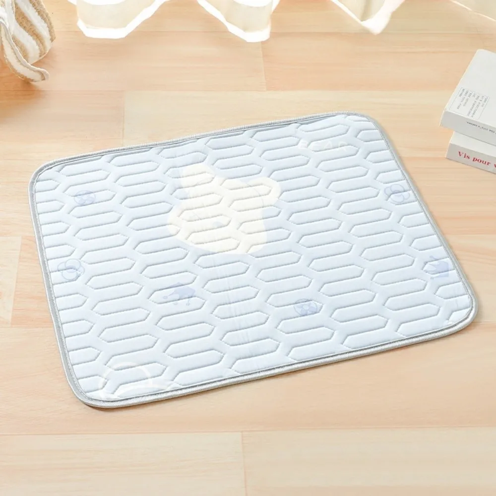

Cute Washable Cat Latex Mat Cool Feeling Soft Cooling Dog Mat Breathable Comfortable Cat Sleeping Cushion Sofa Cushion