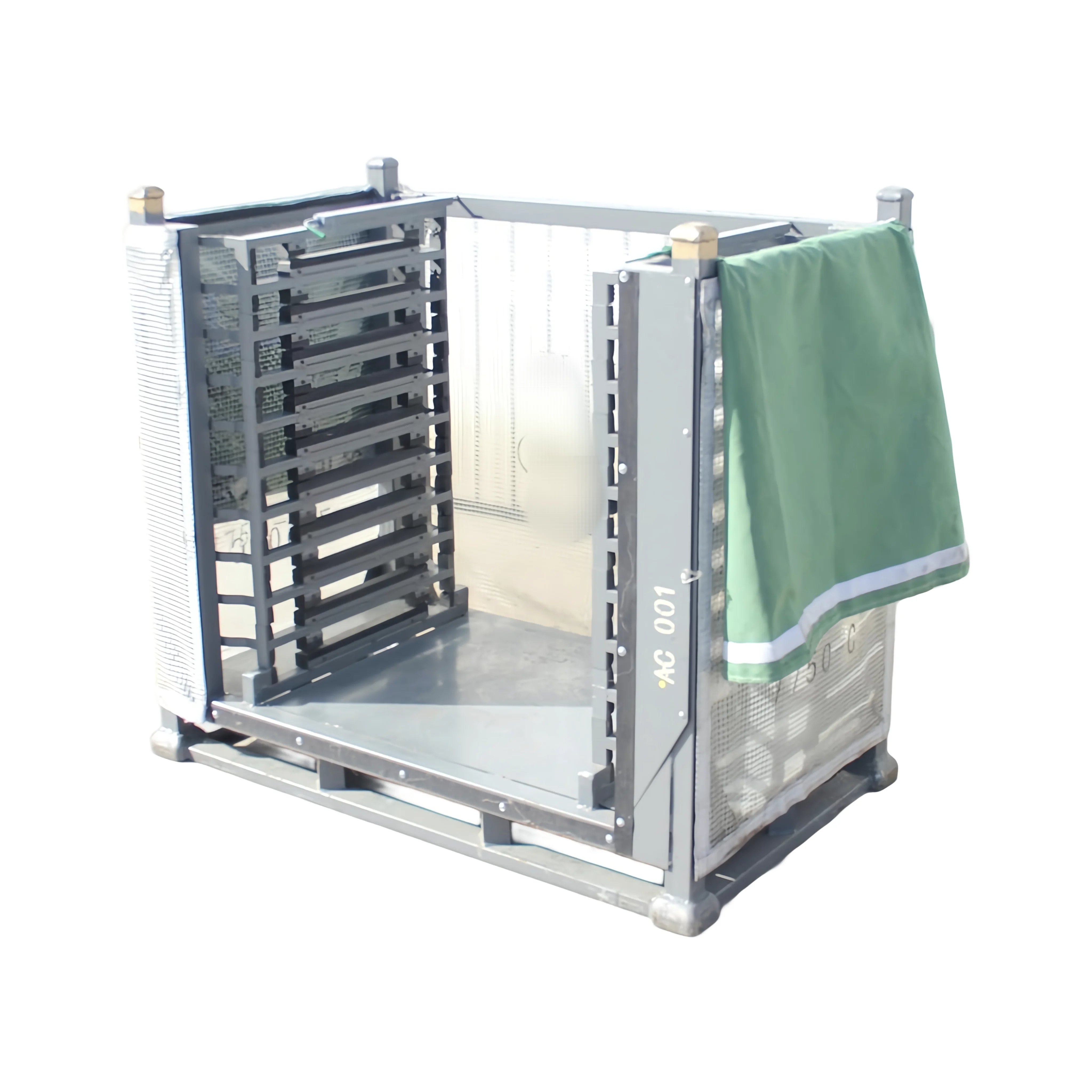 Industrial Stackable Storage Car Sunroof Glass Steel Bracket Automotive Body Parts Storage Protection Racks