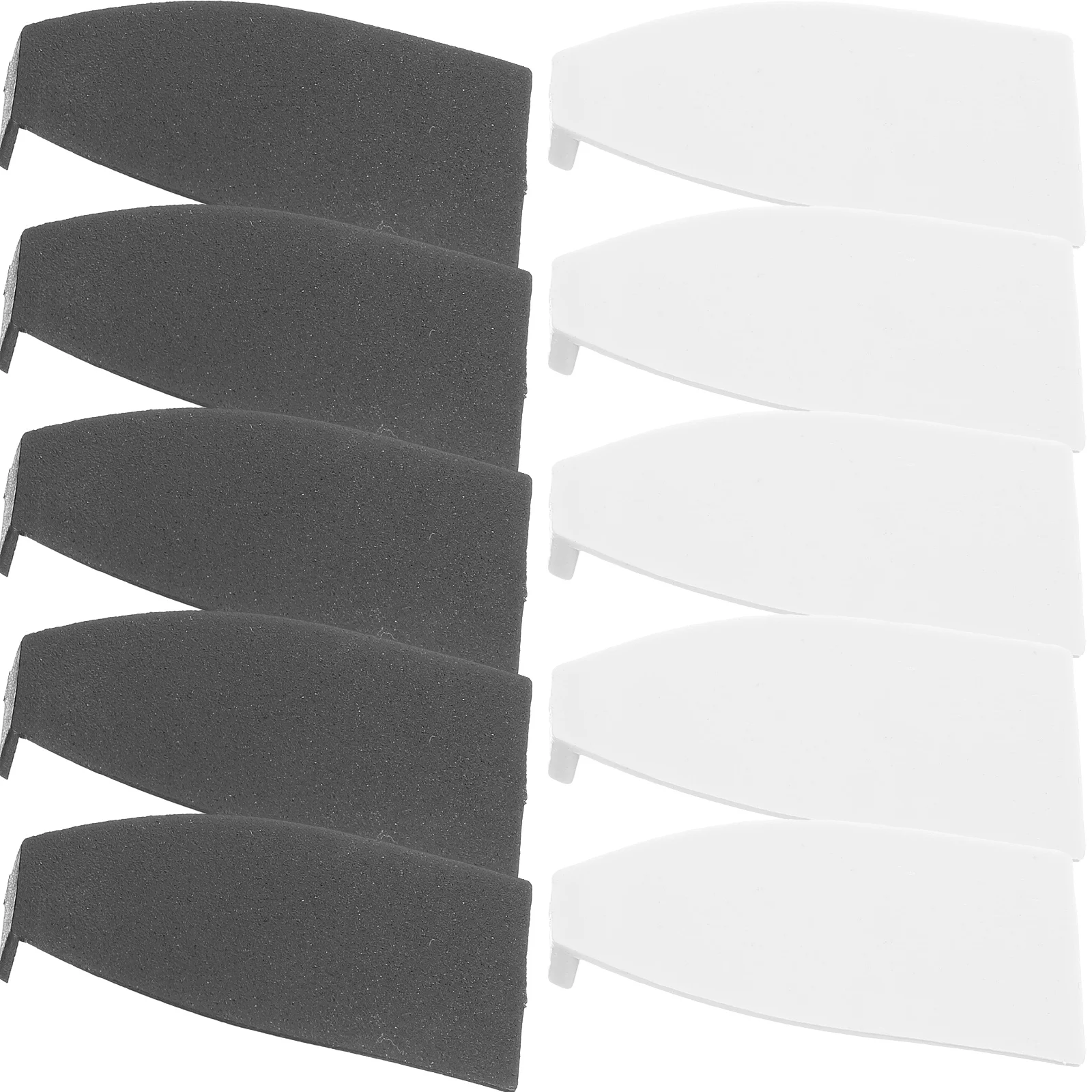 

10 Pcs Violin Repair Parts Plastic Bow Tips Smooth Wear Resistant Long Term Use Compatible Various Bows Easy Replacement Viola