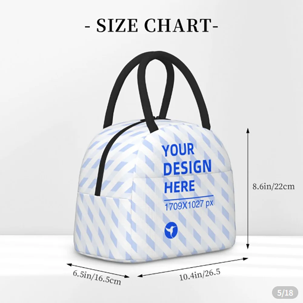 Maßgeschneiderte Lunchtaschen, isolierte Bento-Box, wasserdichte Lunchtasche, Picknicktaschen, Kühltasche für Damen, Kinder, Schule