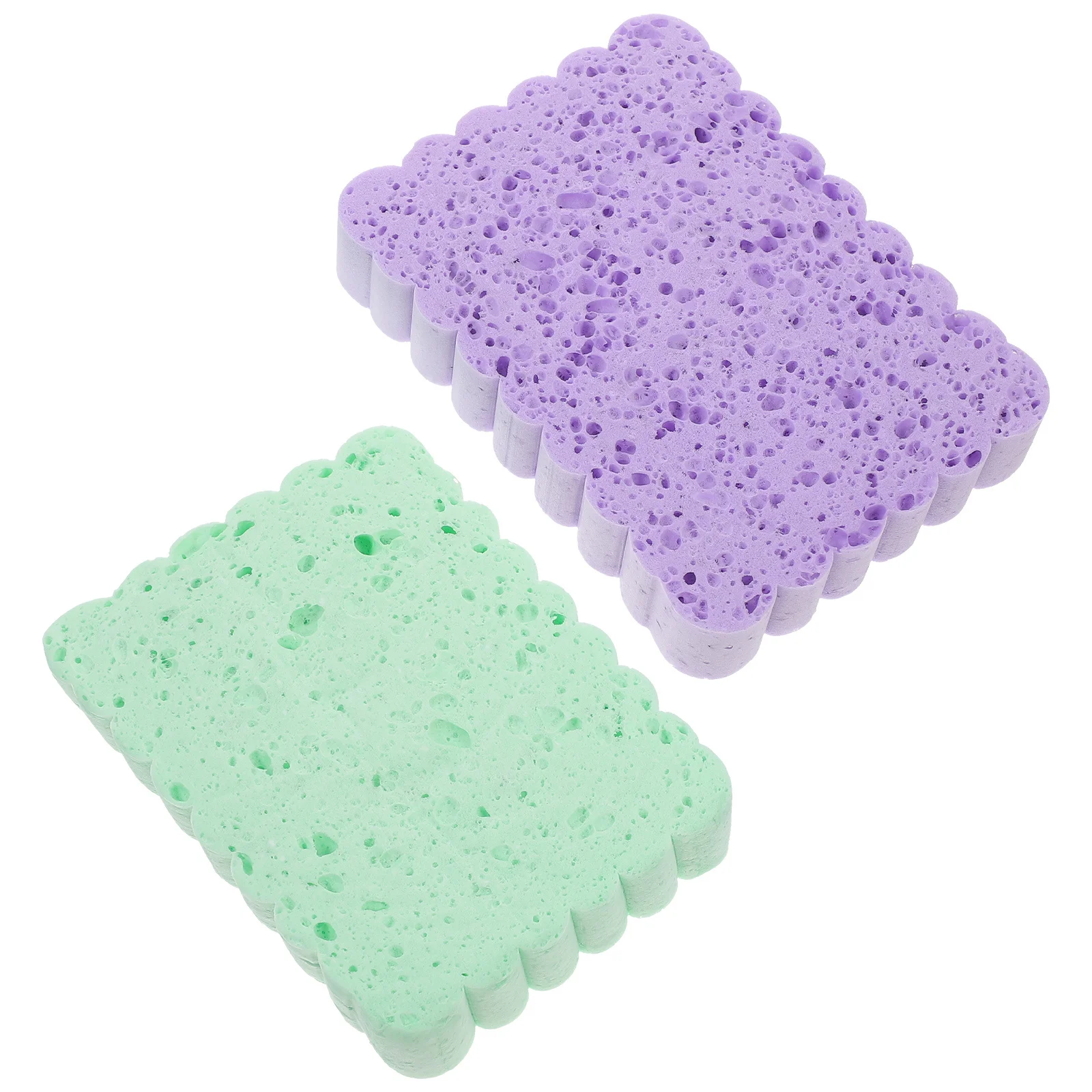 

4Pcs Facial Cleaning Sponges Multi-Function Compact Portable Exfoliating Face Scrubbers Soft Gentle Face Accessories Daily Use