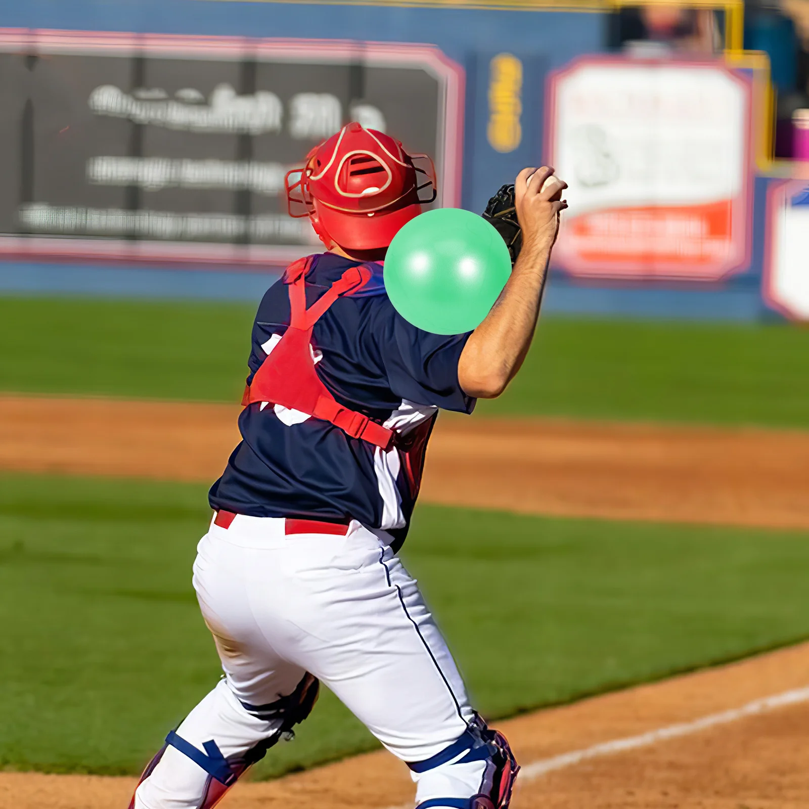 

4Pcs Baseball Connection Training Ball Orange Plastic Arm Action Drill Batting Pitching Sports Supplies Connection Ball