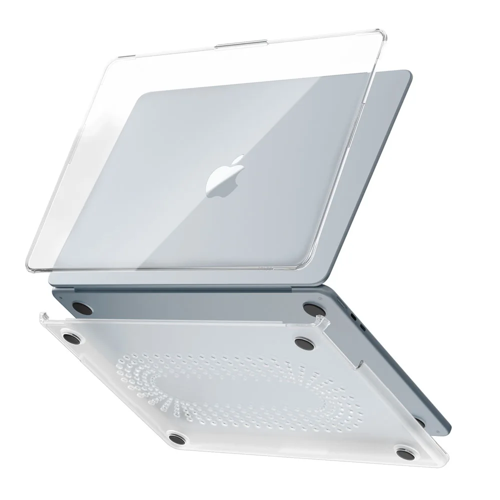 For Macbook Air 13.6 2025 Case M2 M3 M4 Chip Model A3240 Cover for Air 13 Air15 Pro 13 2016-2022 M1/M2/M3/M4 TPU+PC Case