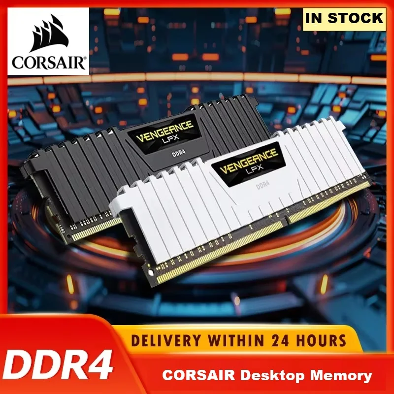 CORSAIR DDR4 RAM Desktop Memory Vengeance LPX 16GB 8GB 3200MHz 3600MHz Dimm Memoria Rams PC4 Gaming Memory Support Motherboard