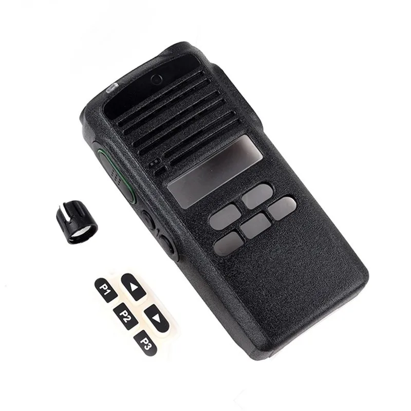 Front Case Included Knobs & Keyboard Limited Front Outer Housing Cover Shell for Motorola Walkie Talkie EP350 CP1300 CP185 Radio