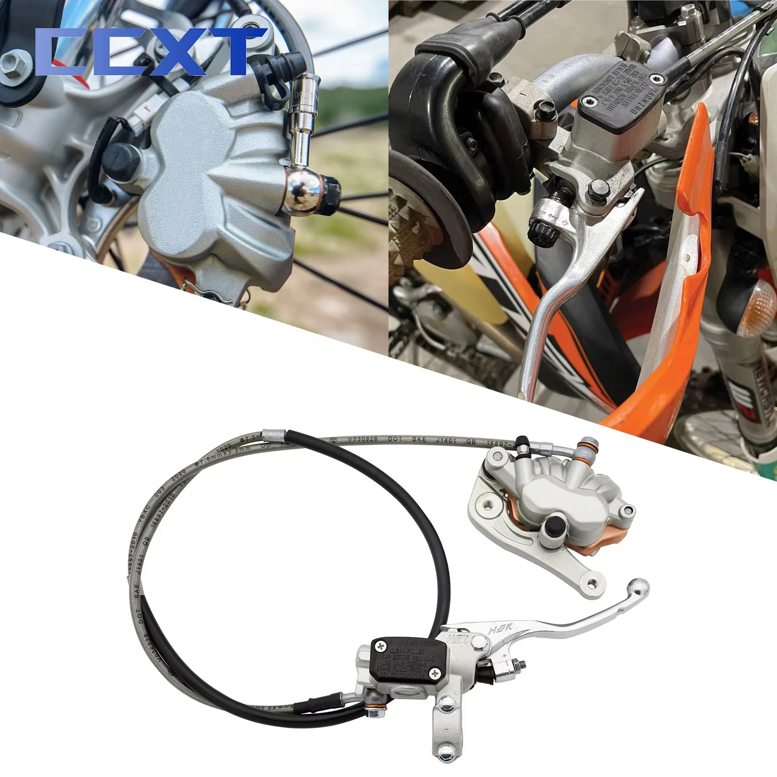 

Front Brake Pump Assembly Caliper Master Cylinder Pump Oil Hose For KTM EXC SX XC EXCF XCF XCF 2014-2023 For Husqvarna TC FC TE