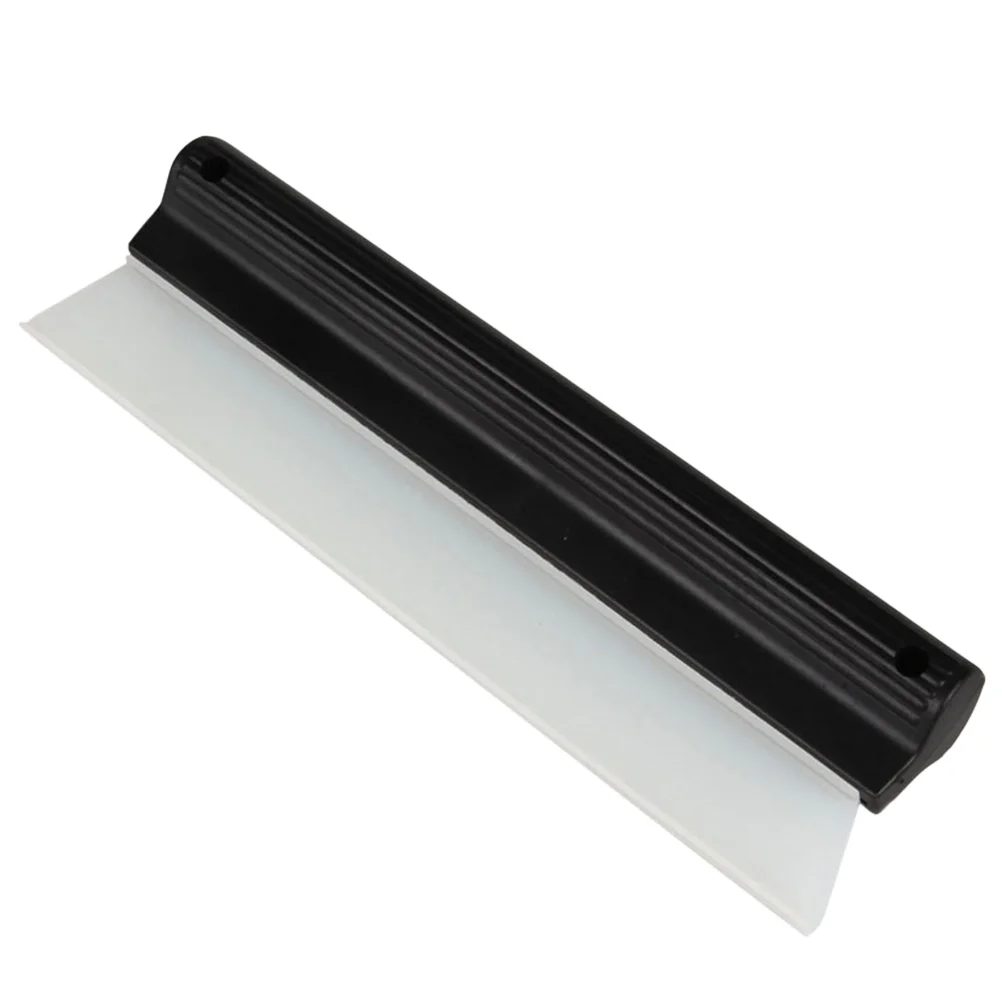 Car Body Window Squeegee Silicone Wiper for Car Bathroom Mirror Window Glass Cleaning (Black) window cleaner