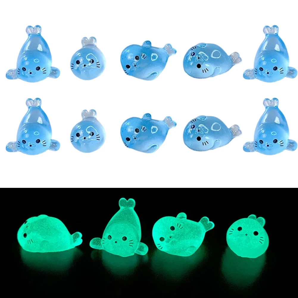 Soft Glowing Light Colorful Marine Decor Outdoor Decorative Ornaments Unique Craft Projects Epoxy Resin Material Party Favor