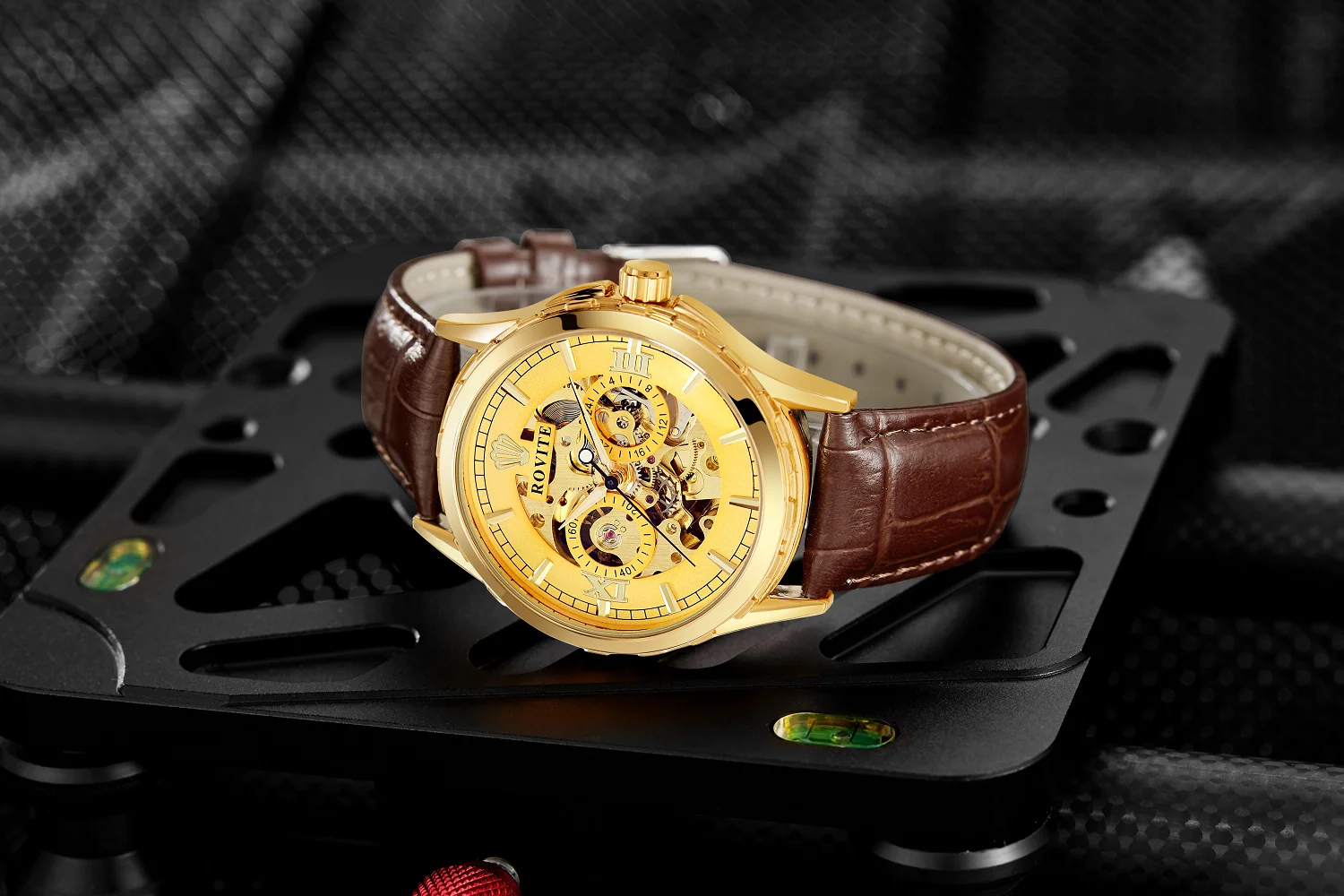 2023 Casual Mechanical Men Watch Waterproof Stainless Steel Strap New Design Skeleton Hollow Out Male Wristwatch Gift For Man