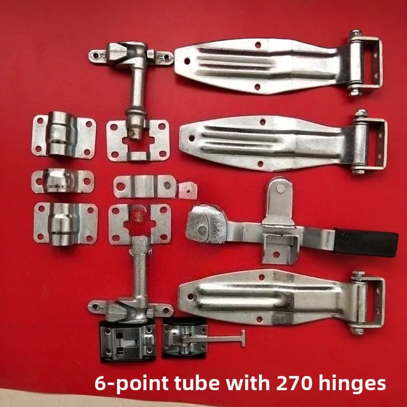 Container six-point lock, truck compartment hinge lock accessories, warehouse rail type van, rear door tester lock