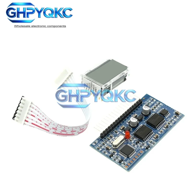 GHPYQKC  5V DC-AC Pure Sine Wave Inverter SPWM Driver Board EGS002 12Mhz Crystal Oscillator EG8010 + IR2113 Driving Module LCD