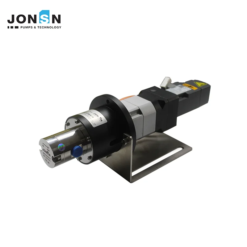 Magnetic Drive External Micro Gear Pump Precision Leak Proof For Oil Fuel Lubricant Chemical Transfer