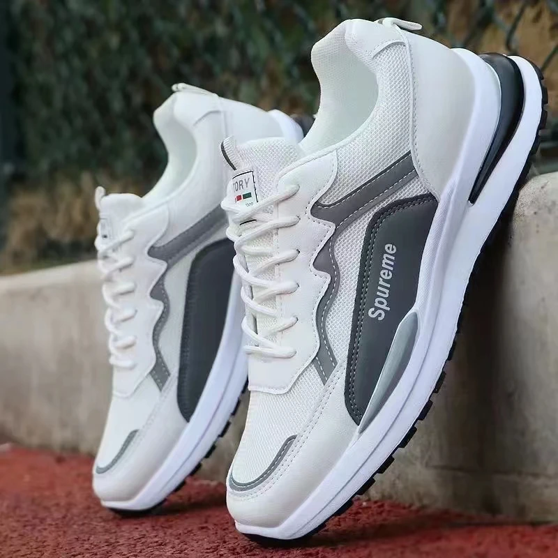 Mens Sneakers 2024 Summer New Fashion Casual Shoes for Men Lace Up Light Breathable Running Tennis Trainers Zapatillas De Hombre