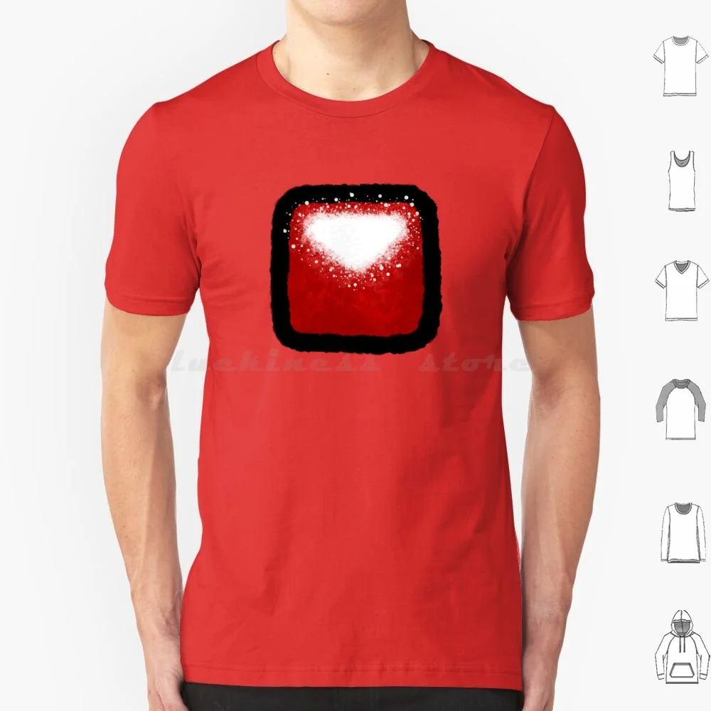 Red Beat Saber Cube T Shirt Cotton Men Women DIY Print Beat Saber Beat Saber Vr Vive Oculus Rift Steam Rhythm Game Music Cubes