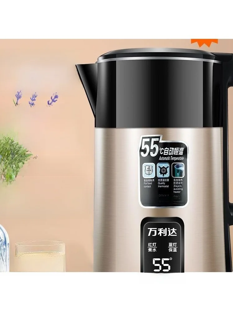 

Thickened Insulated Fast Boiling Large Capacity 304 Water Kettle Automatic Switch off Constant Temperature Home Use Durability