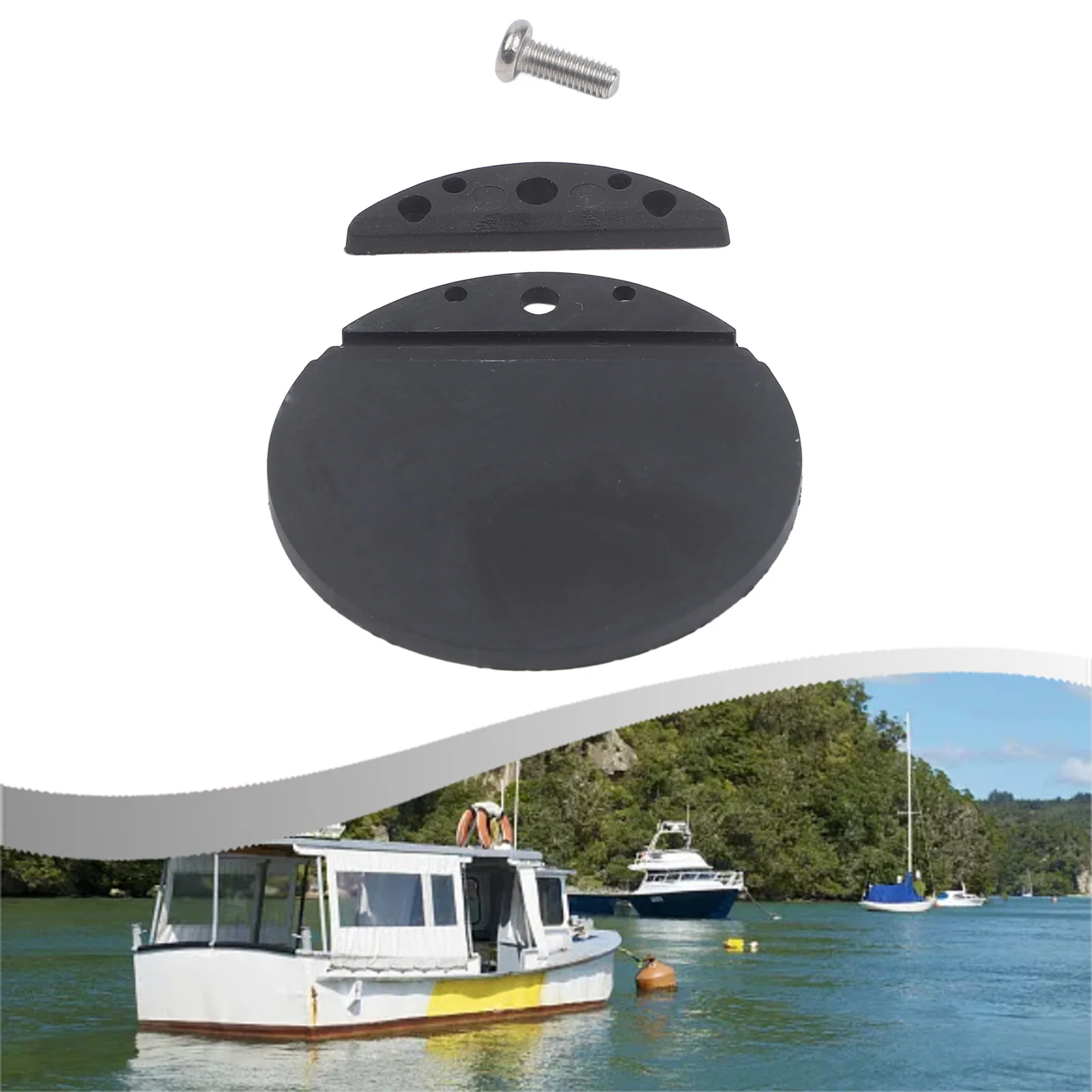 Boating Experience Marine Drain Outlet One-way Valve Backflow Prevention Boating Accessory Freshwater Resistant