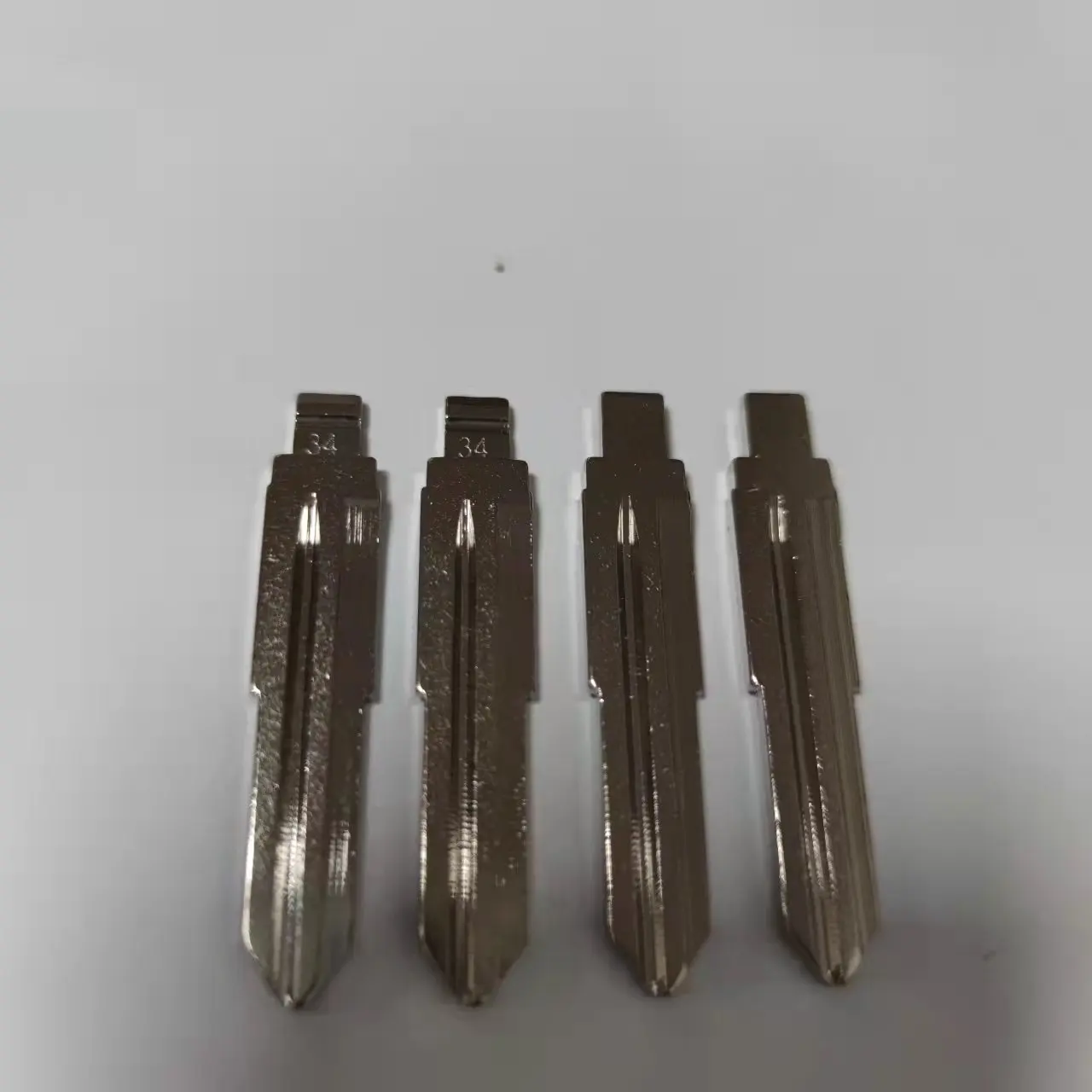 10 Pcs #34 LISHI HY17 Metal Blank Uncut Flip FOR KD VVDI Remote Key Blade for Hyundai ACCENT MISTRA Kia RIO M4 Key Blade