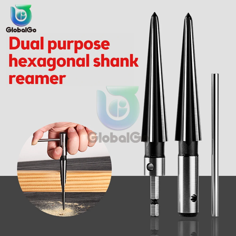 3-13mm&5-16mm Taper Reamer Hand Metal Reamer Deburring Enlarge Pin Hole Handheld Reamer For Wood Metal Plastic Drilling Tools