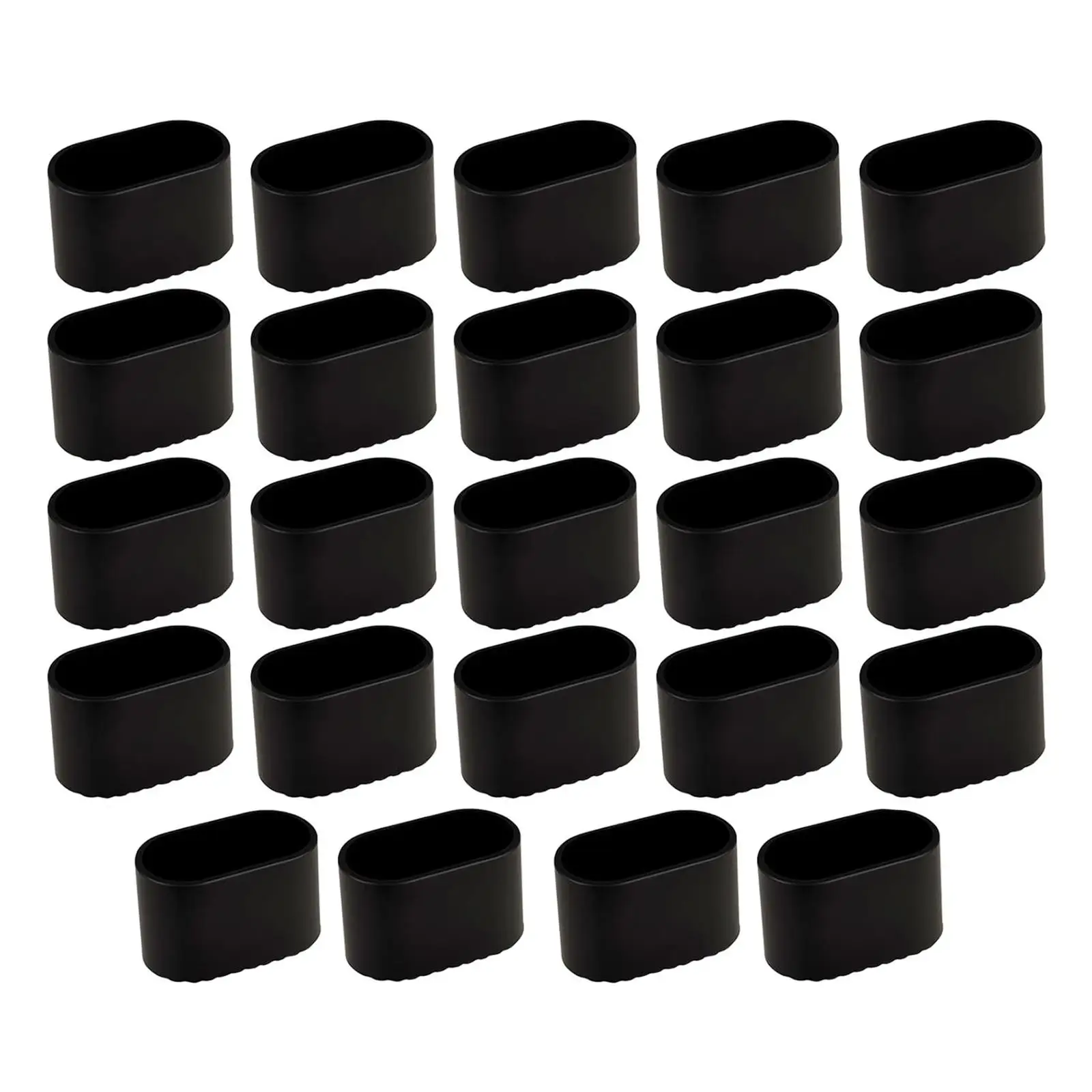 24Pcs Chair Leg Floor Protectors Chair Leg Covers Anti Slip Bottom Sliders Furniture Pad