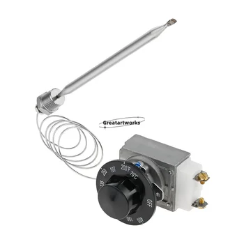 1 مجموعة RX-2-24 ترموستات مفتاح الأمان مقبض التحكم يناسب المقلاة 3/8 