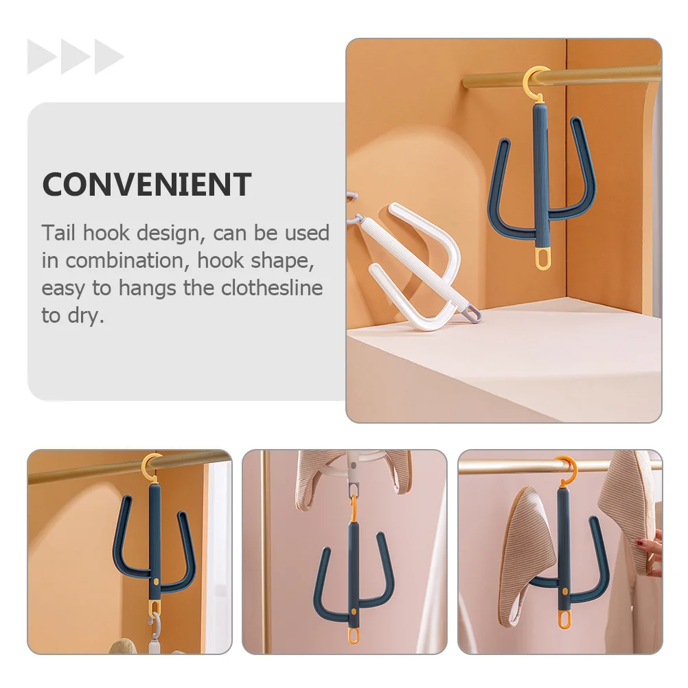 

Multifunctional Shoe Drying Rack Plastic Hanging Organizer for Slippers Sandals Tennis Shoes Space Saving Drying Hanger Hook
