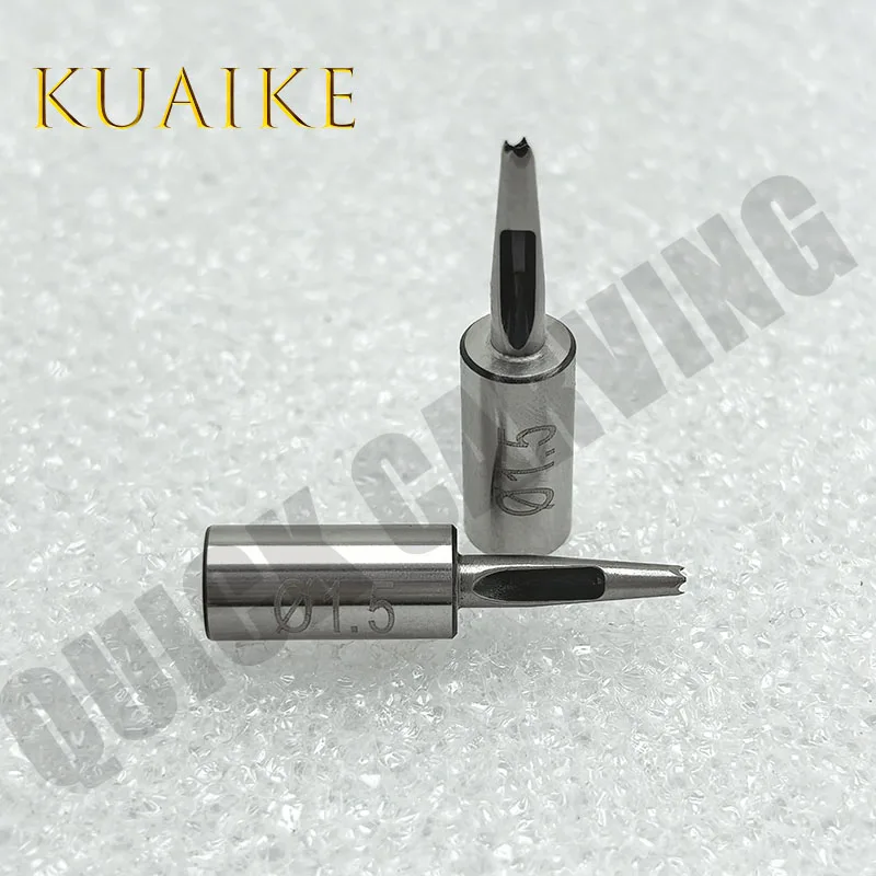 10 قطعة ATOM GBOS EMMA اللكم بت HSS الناخس الجلود اللكم سكين آلة قطع الملحقات ل اللكم أقمشة البوليستر #5